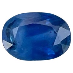0,98 Karat Vivid Blue Sapphire Stein Ovalschliff Sri Lanka Edelstein