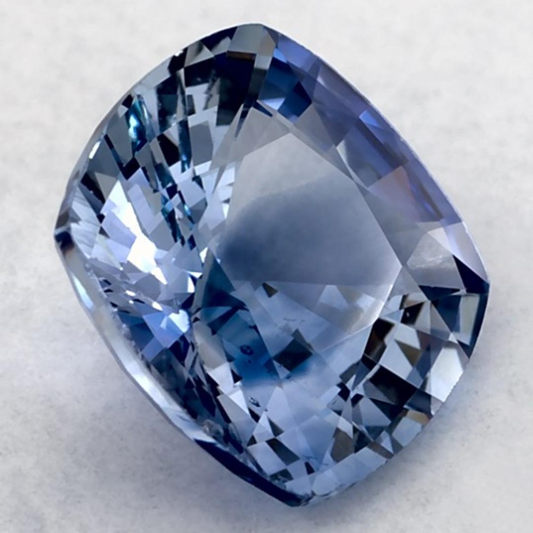 Taglio cuscino 0.98 carati di zaffiro blu a cuscino, gemma sfusa in vendita