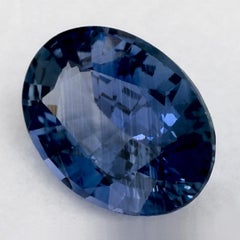 0.98 Ct Blue Sapphire Oval Loose Gemstone (pierre précieuse en vrac)