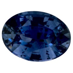 0.98 Ct Blue Sapphire Oval Loose Gemstone