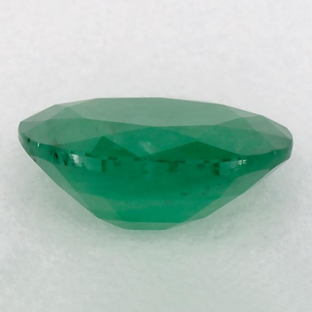 0.98 Karat Smaragd Oval Loser Edelstein im Zustand „Neu“ im Angebot in Fort Lee, NJ