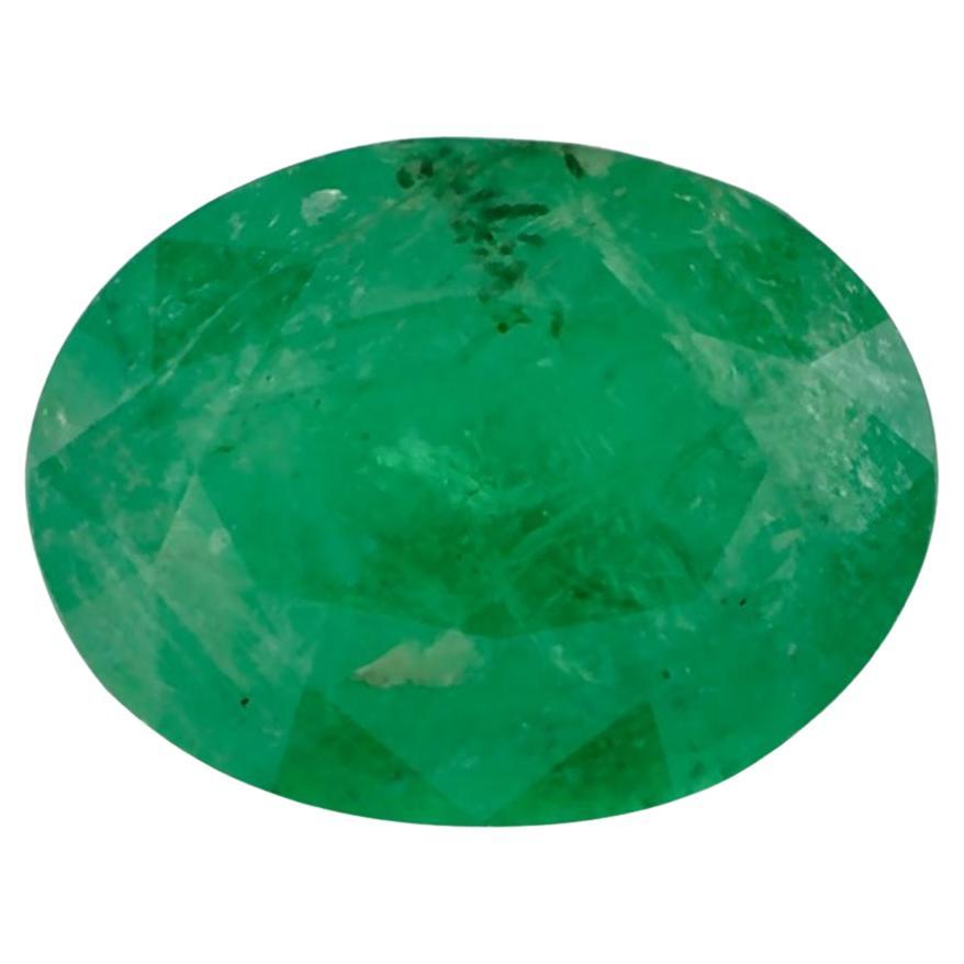 0.98 Ct Emerald Oval Loose Gemstone
