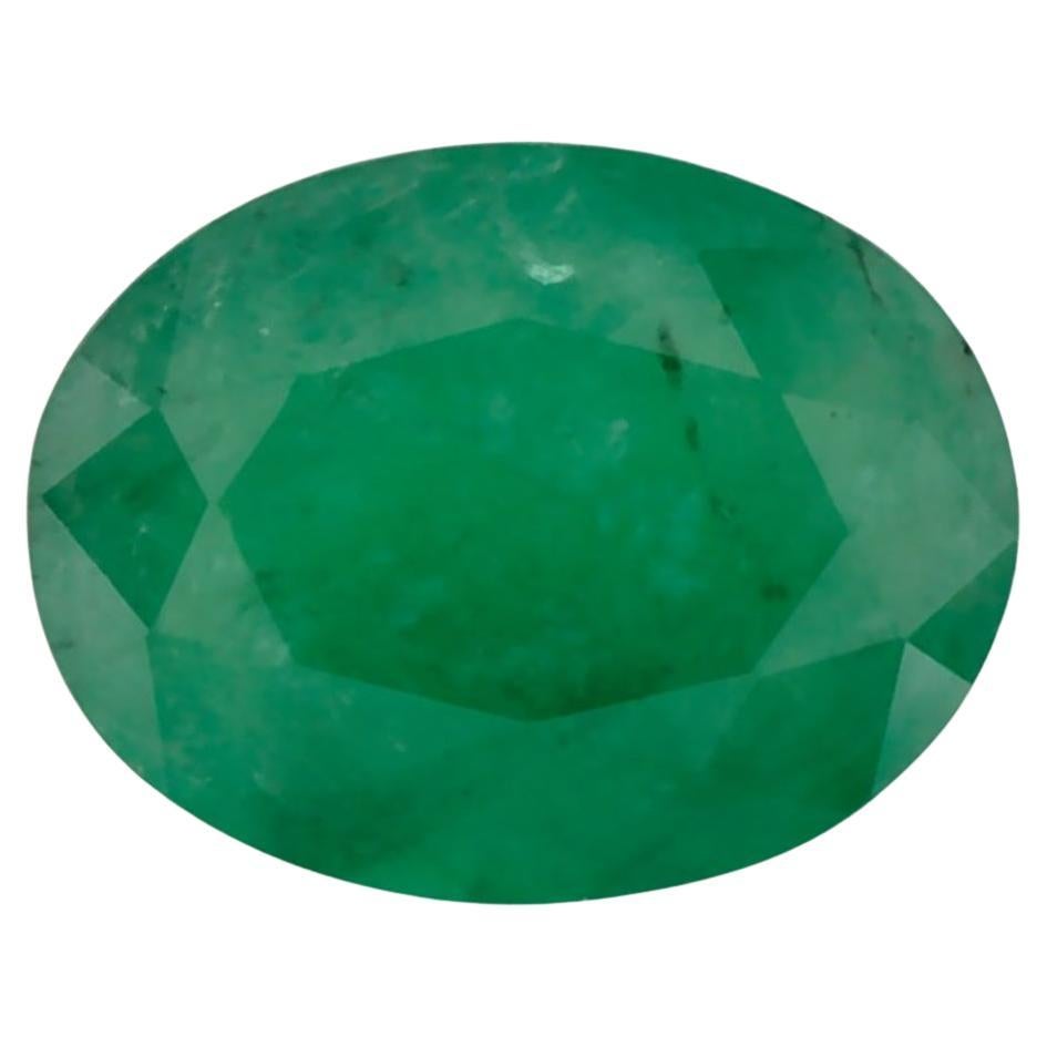 0.98 Ct Emerald Oval Loose Gemstone