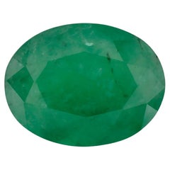 0.98 Ct Emerald Oval Loose Gemstone (pierre précieuse en vrac)