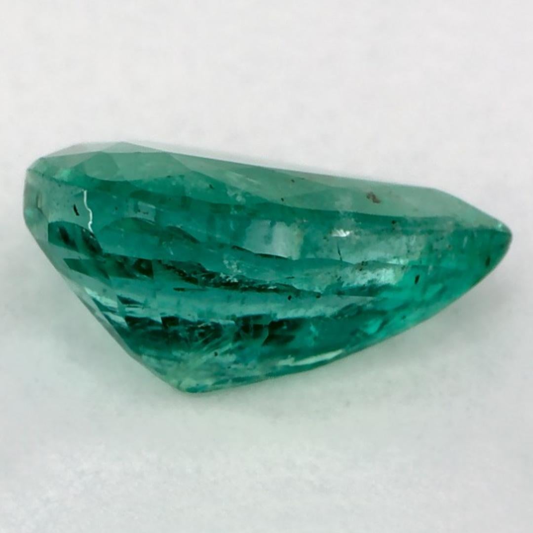0.98 Karat Smaragd Birne Loser Edelstein im Zustand „Neu“ im Angebot in Fort Lee, NJ