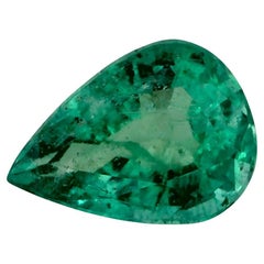 0.98 Ct Emerald Pear Loose Gemstone (pierre précieuse en vrac)