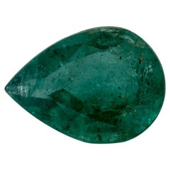0.98 Ct Emerald Pear Loose Gemstone (pierre précieuse en vrac)