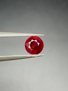 0.98 Ct GRS Certificate Natural Burma Ruby No heated Red color