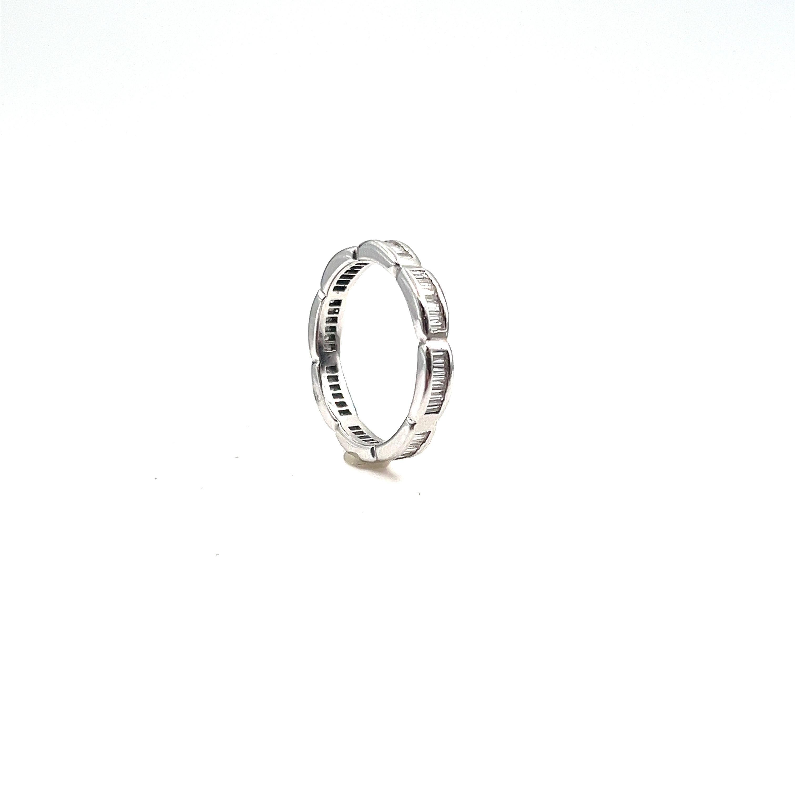 0.98 ct Diamond Ring In New Condition For Sale In Chicago, IL