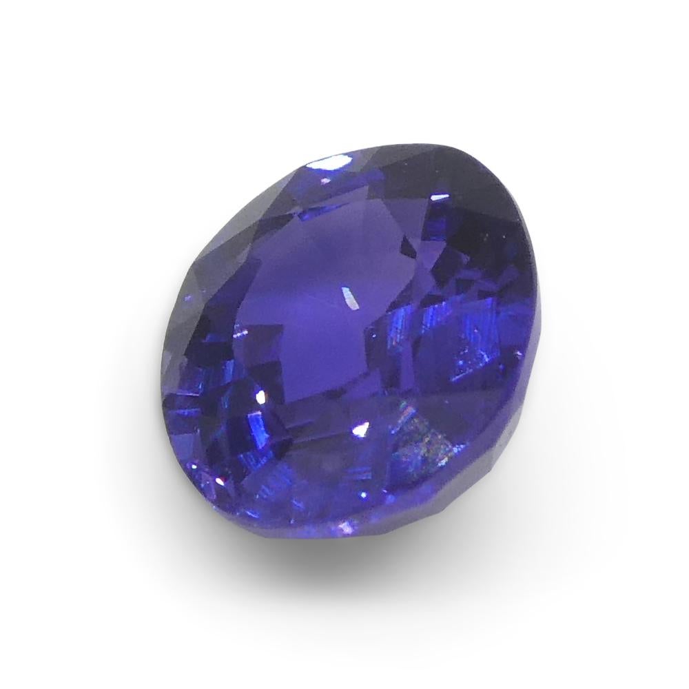 0.98ct Cushion Purple Sapphire from Madagascar Unheated For Sale 5