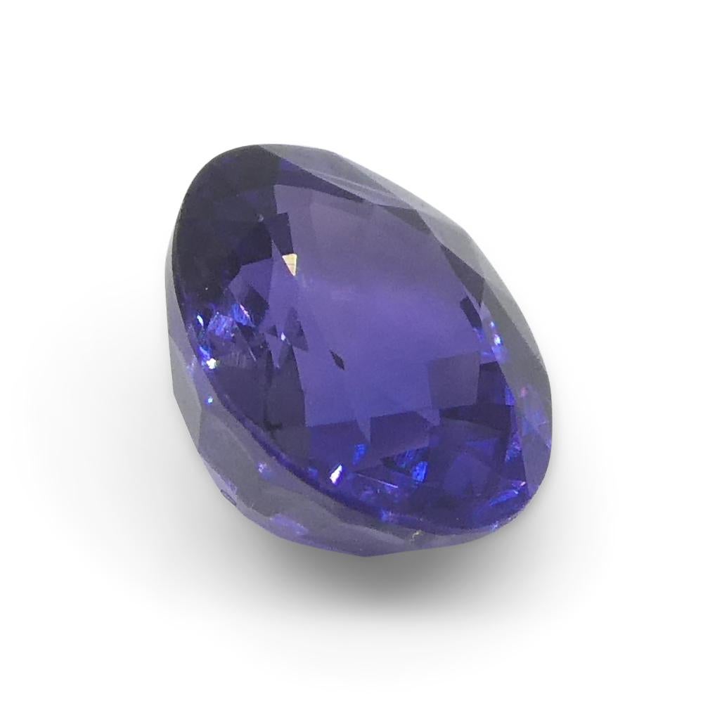 0.98ct Cushion Purple Sapphire from Madagascar Unheated For Sale 3