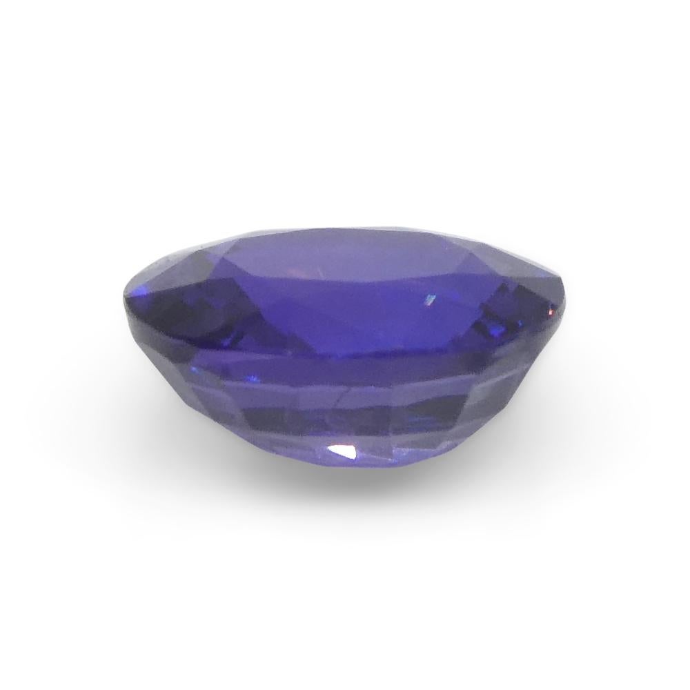 0.98ct Cushion Purple Sapphire from Madagascar Unheated For Sale 4