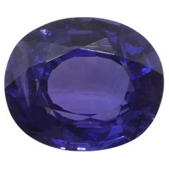 0.98ct Cushion Purple Sapphire from Madagascar Unheated