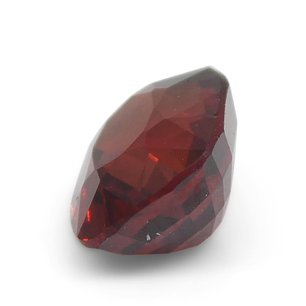 Spinello rosso a cuscino 0.98ct dallo Sri Lanka in vendita 5