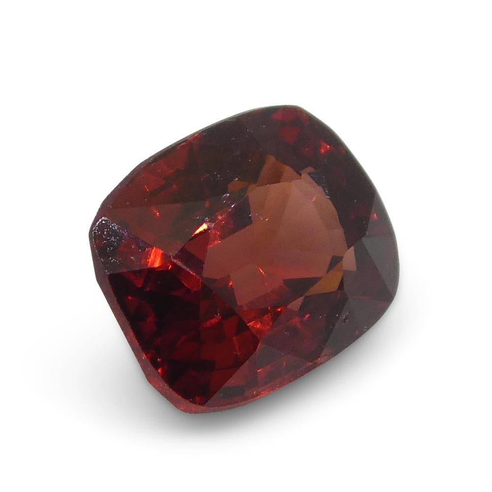 Spinello rosso a cuscino 0.98ct dallo Sri Lanka in vendita 8
