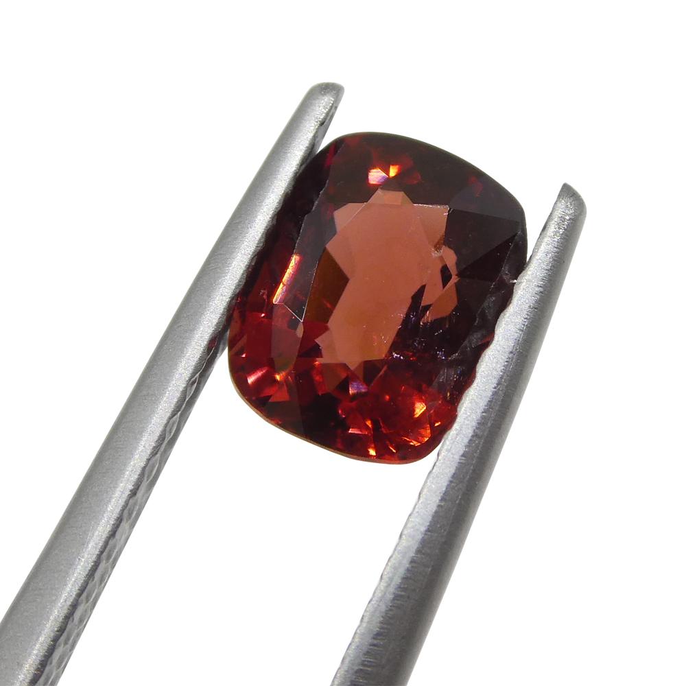 Taglio cuscino Spinello rosso a cuscino 0.98ct dallo Sri Lanka in vendita