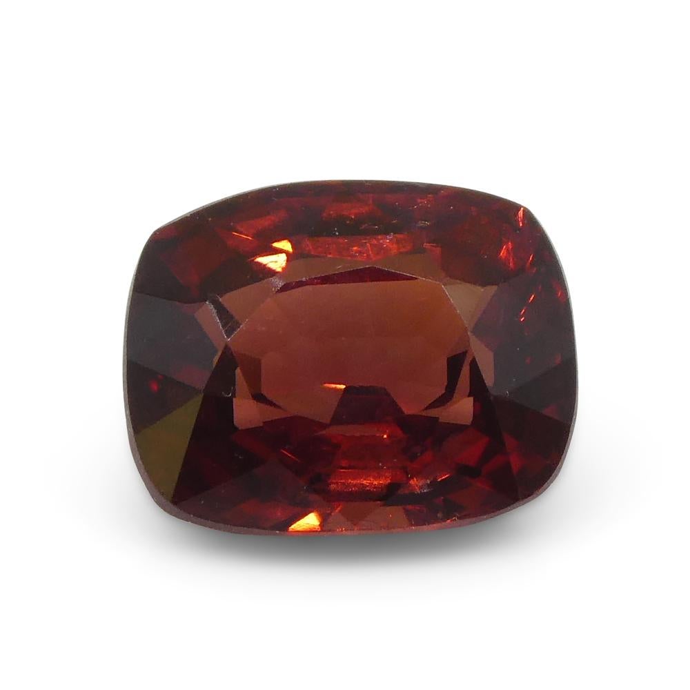 Cushion Cut 0.98ct Cushion Red Spinel from Sri Lanka For Sale
