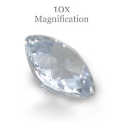 0.98ct Cushion White Sapphire from Sri Lanka Unheated