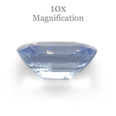 0.98ct Oval Icy Blue Sapphire from Sri Lanka Unheated