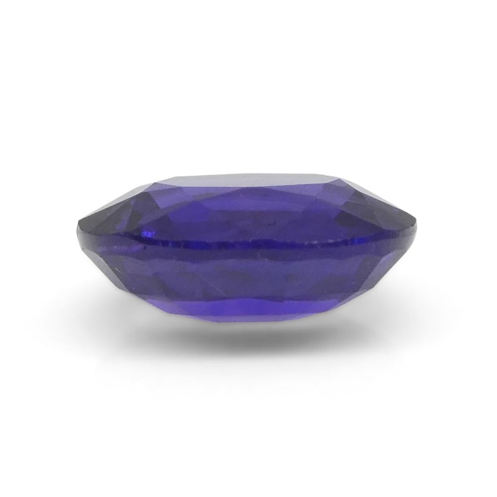 0.98ct Oval Purple Sapphire from East Africa, Unheated For Sale 4
