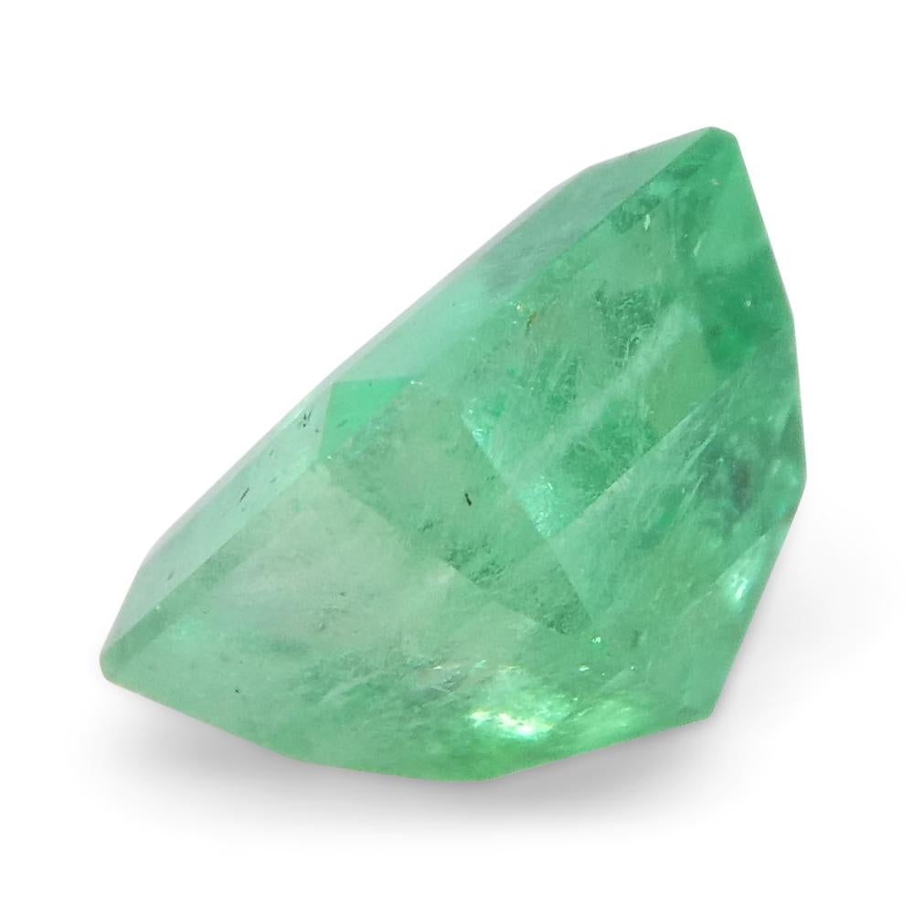 0.98ct Square Green Emerald from Colombia For Sale 2
