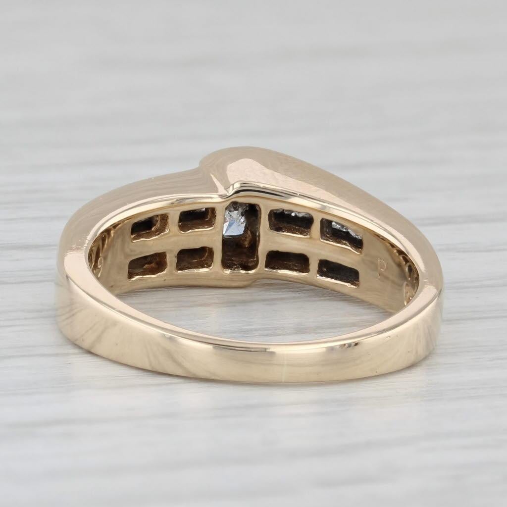 Women's 0.98ctw Round Diamond Engagement Ring 14k Yellow Gold Size 5.75