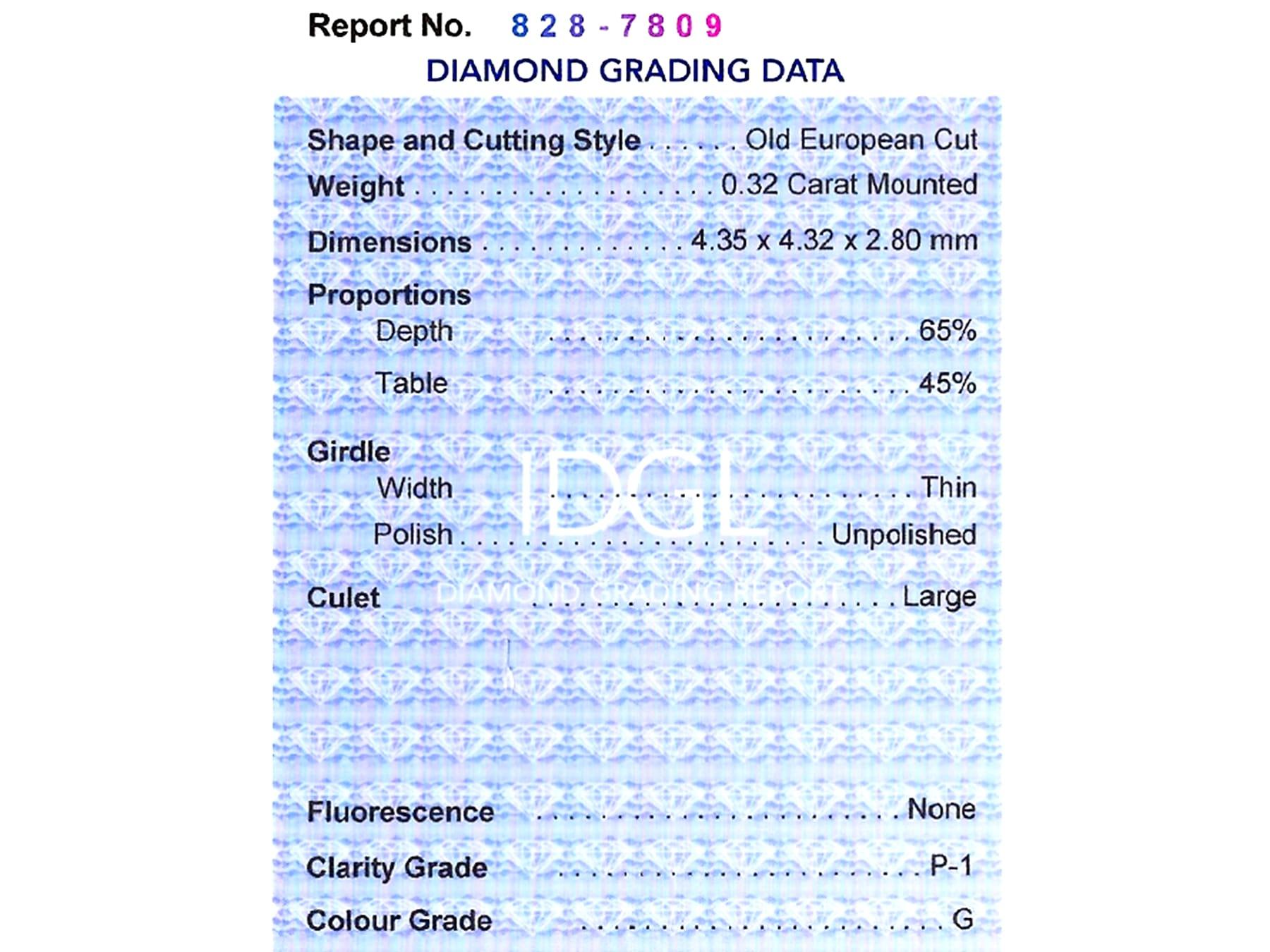 0.99 Carat Diamond 18k Yellow Gold Drop Earrings For Sale 6