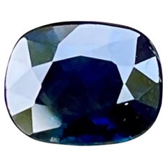0.99 carats Deep Blue Sapphire Stone Cushion Cut Madagascar's Gemstone
