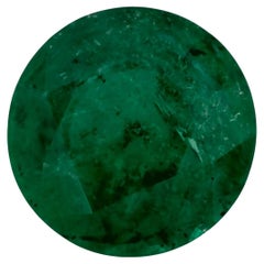 0.99 Ct Emerald Round Loose Gemstone