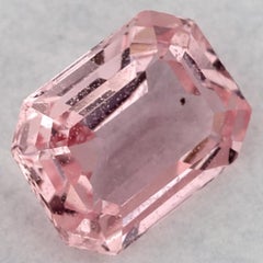 0.99 Ct Pink Sapphire Octagon Cut Loose Gemstone