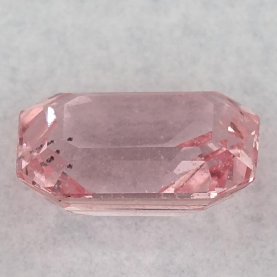 0.99 Ct Pink Sapphire Octagon Cut Loose Gemstone im Zustand „Neu“ im Angebot in Fort Lee, NJ