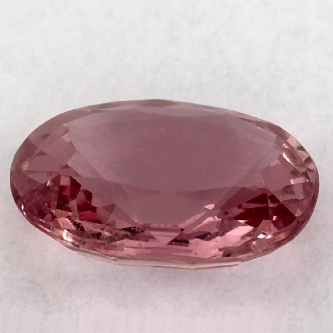 0.99 Ct Pink Sapphire Oval Loose Gemstone im Zustand „Neu“ im Angebot in Fort Lee, NJ