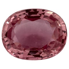 0.99 Ct Pink Sapphire Oval Loose Gemstone