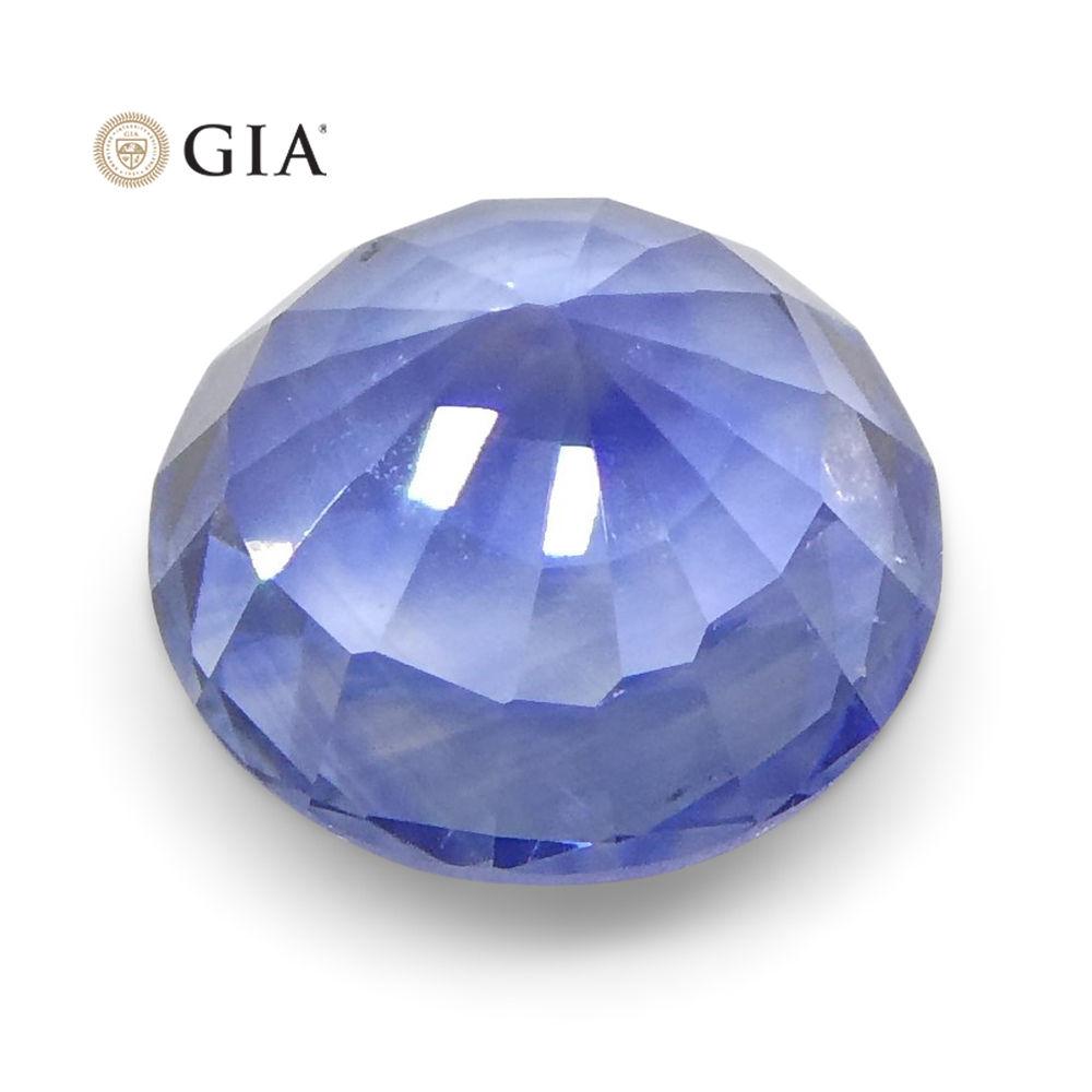 0.99 Carat Round Sapphire GIA Certified Madagascar For Sale 1