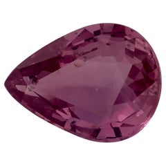 0.99 Ct Ruby Pear Loose Gemstone