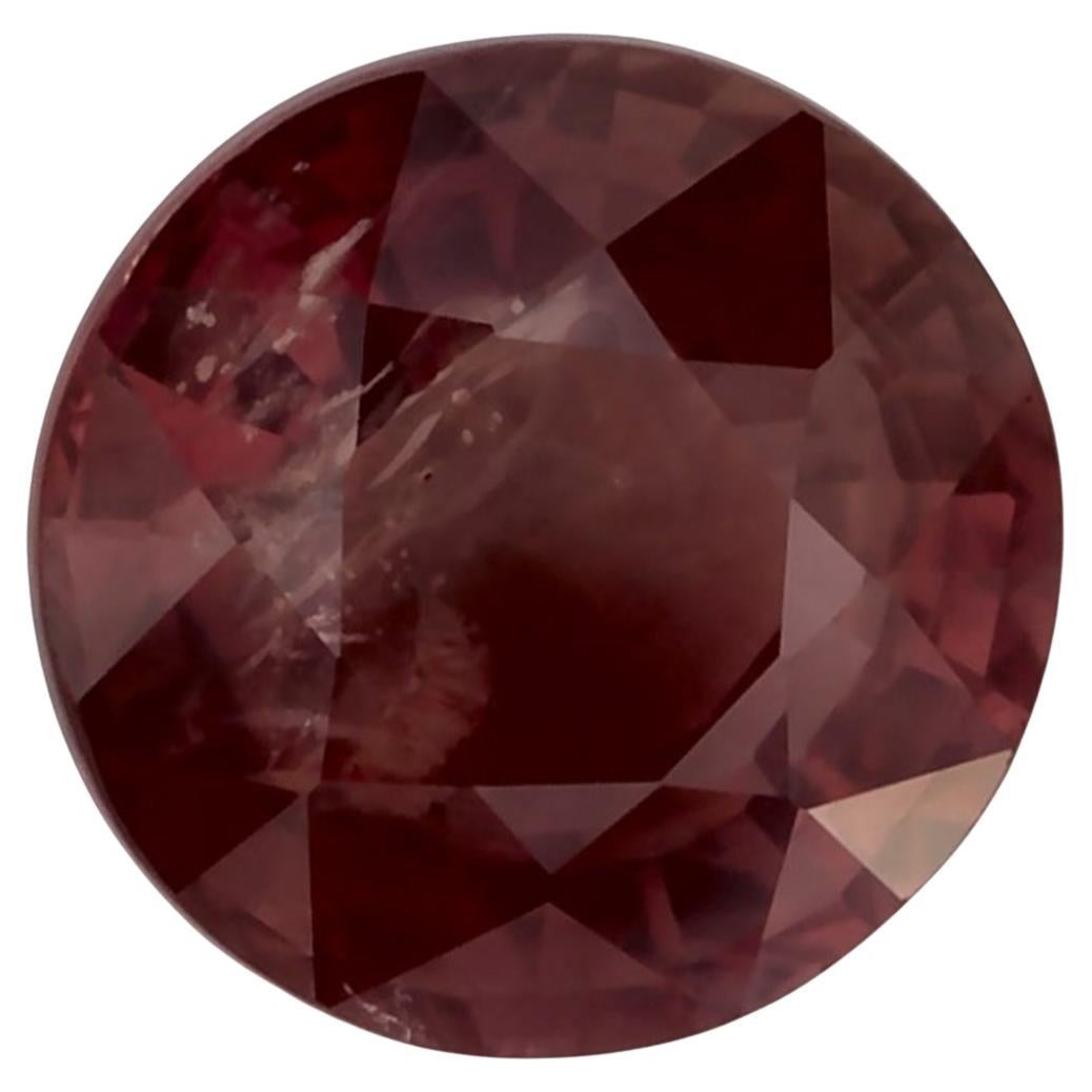 0.99 Ct Ruby Round Loose Gemstone For Sale