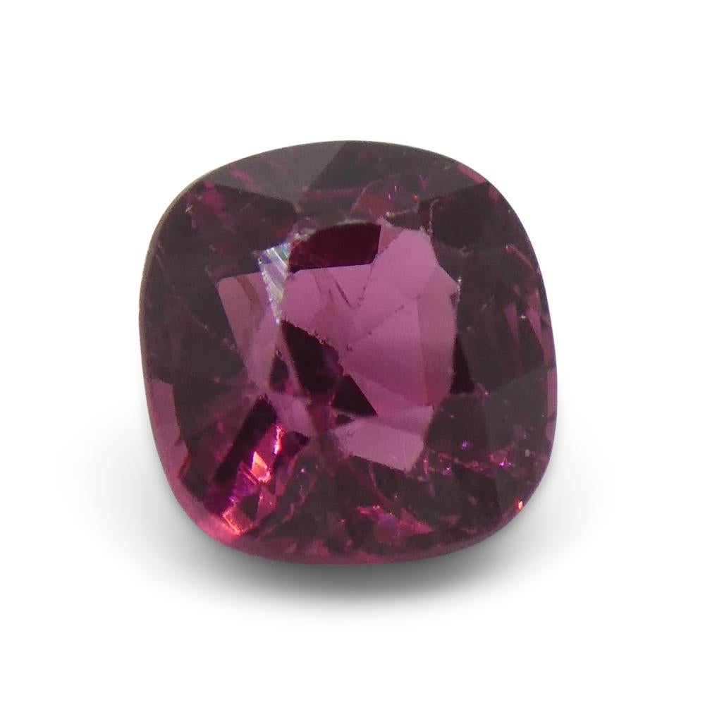 0.99ct Cushion Red Jedi Spinel from Sri Lanka For Sale 5
