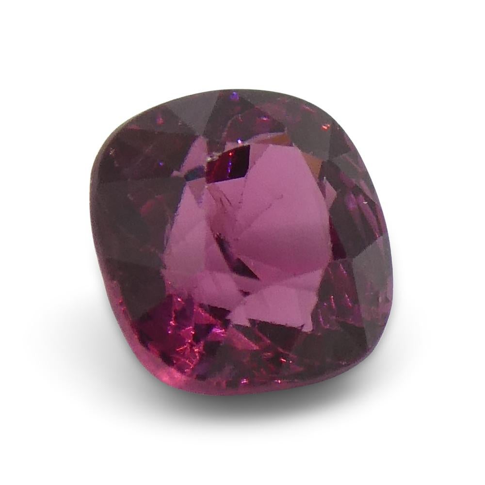 0.99ct Cushion Red Jedi Spinel from Sri Lanka For Sale 4