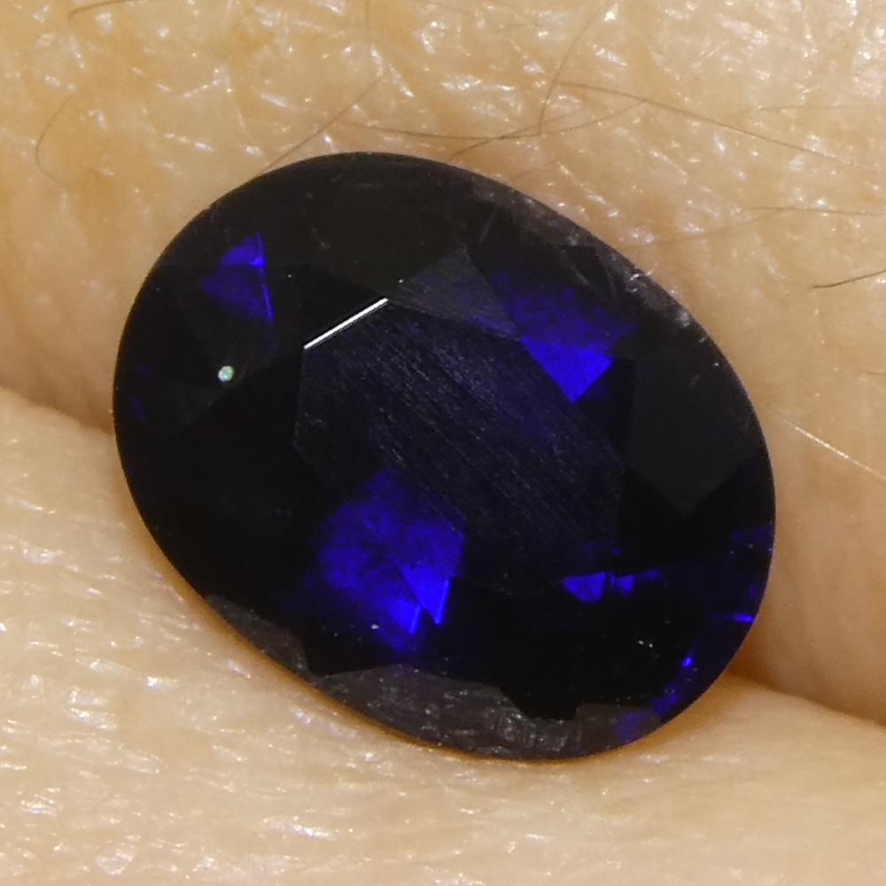 0,99ct Ovaler Blauer Saphir aus Madgaskar im Angebot 6