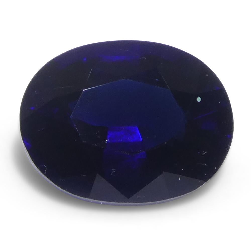 0,99ct Ovaler Blauer Saphir aus Madgaskar im Angebot 4