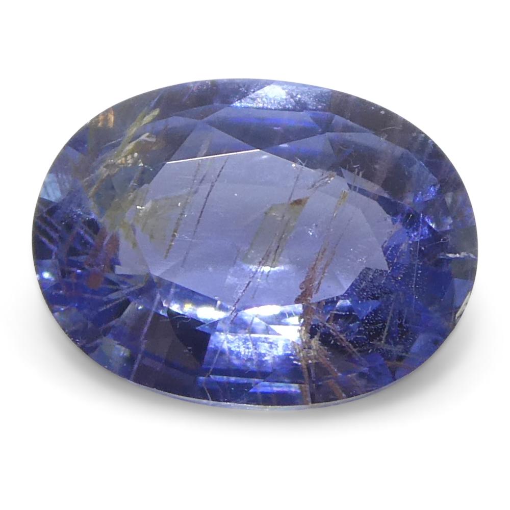 0,99ct Ovaler Blauer Saphir aus Sri Lanka im Angebot 2