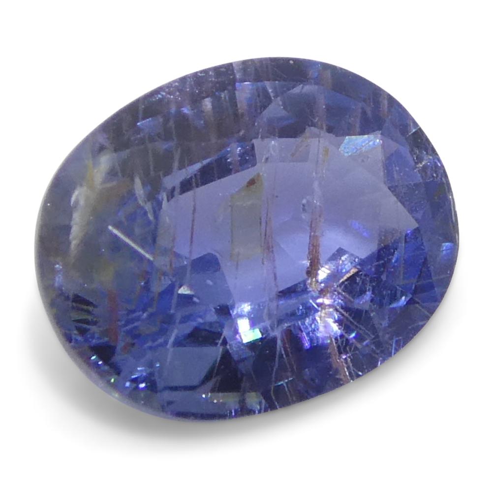 0,99ct Ovaler Blauer Saphir aus Sri Lanka im Angebot 3