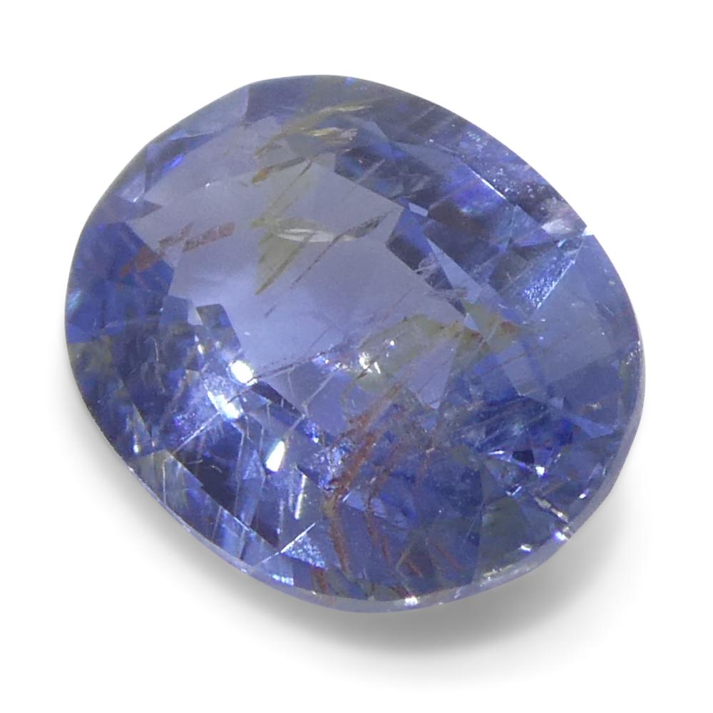 0,99ct Ovaler Blauer Saphir aus Sri Lanka im Angebot 4