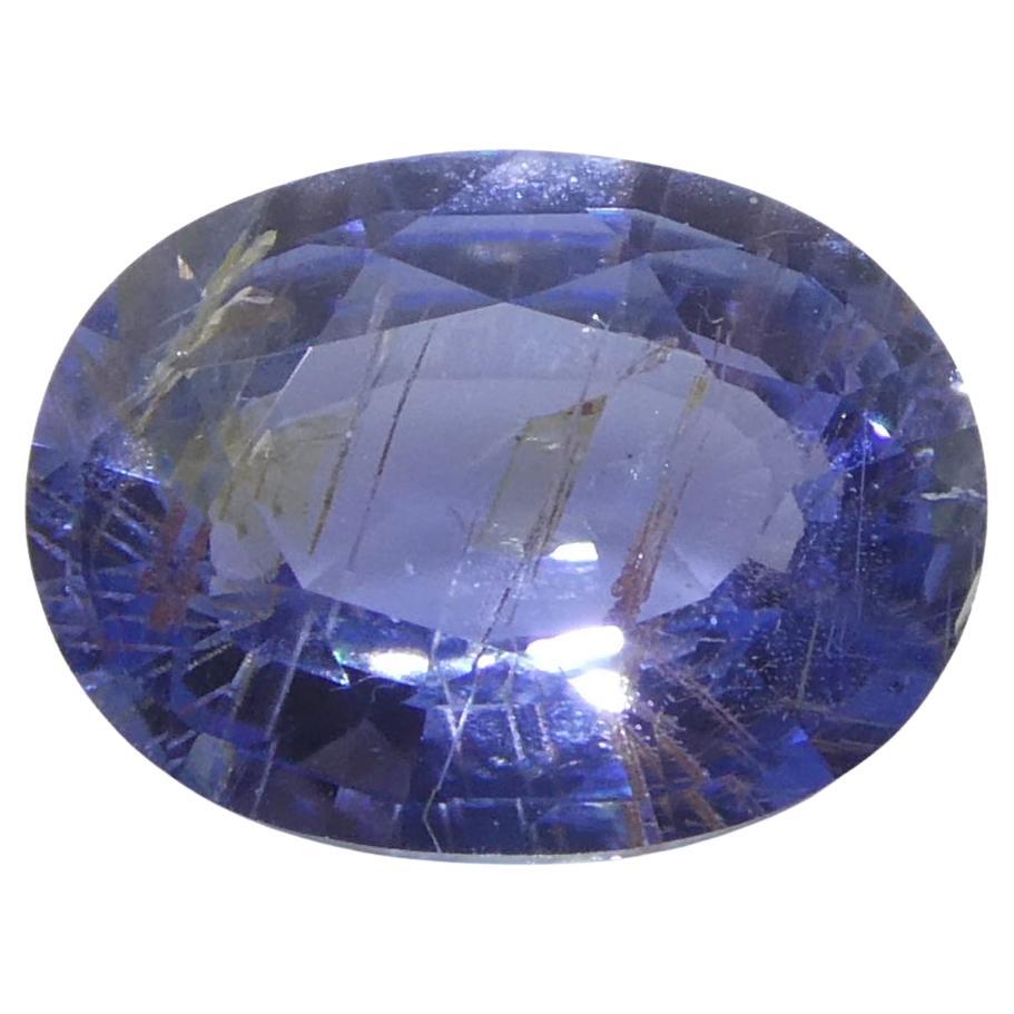 0,99ct Ovaler Blauer Saphir aus Sri Lanka