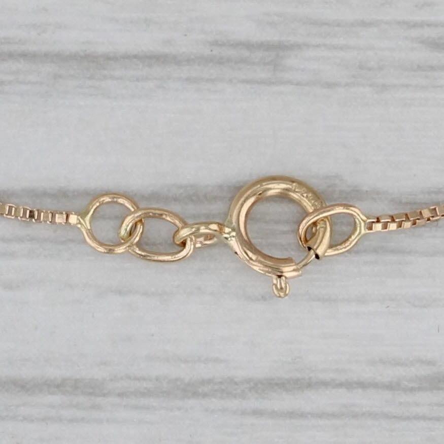 Collana con ciondolo a raggiera con diamante e zaffiro blu da 0,99 ctw in oro 14k con catena a scatola da 18