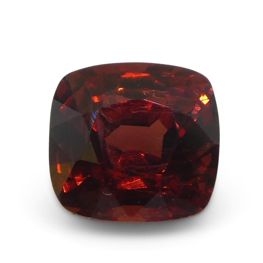 0.9ct Cushion Red Spinel from Sri Lanka For Sale 5