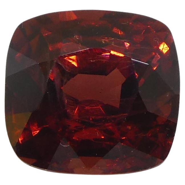 0.9ct Cushion Red Spinel from Sri Lanka For Sale