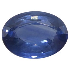0.9 Karat ovaler blauer Saphir aus Thailand