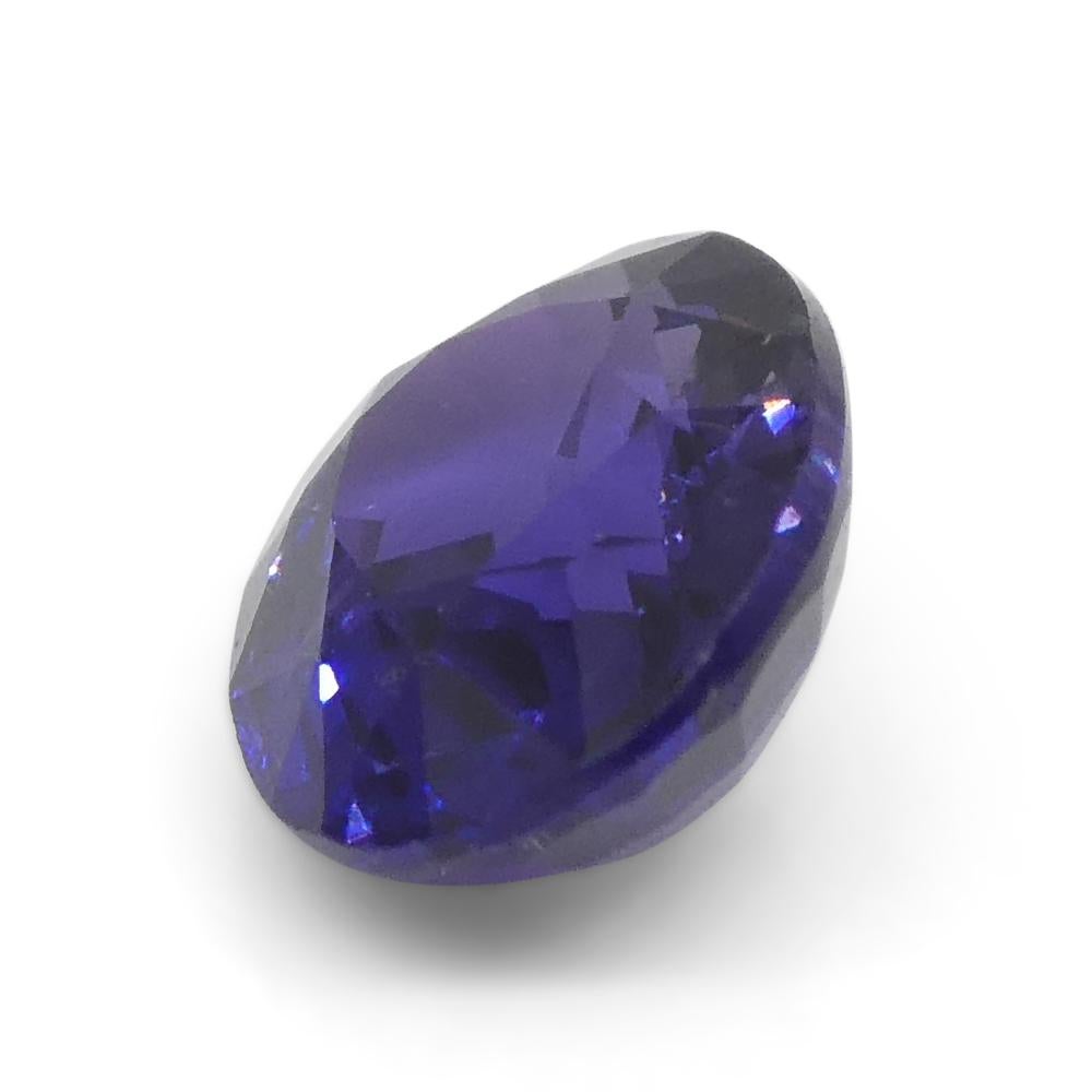 0.9ct Oval Purple Sapphire from East Africa, Unheated For Sale 3