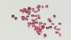 Diamante rosa raro de 0,9 ct, talla redonda, SI1, suelta, colección 2020